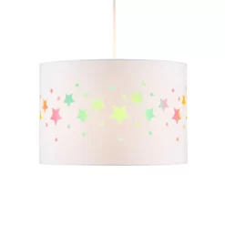 Glow Stars Iridescent Easy Fit Shade, White