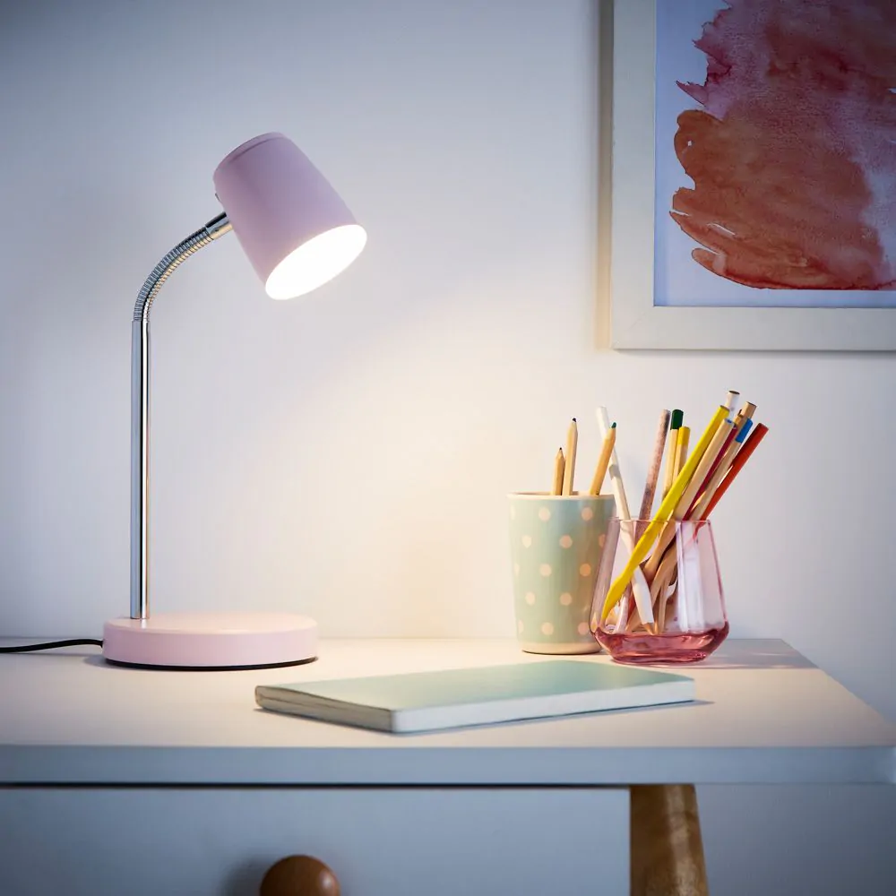Glow LED Task Lamp, Pink - Image 2