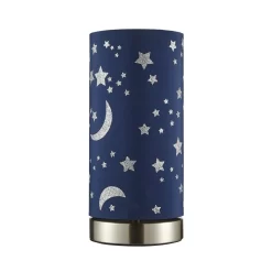 Glow Moon And Stars Table Lamp, Navy