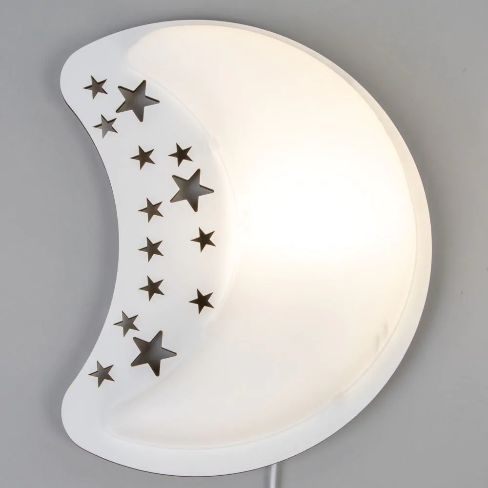 Glow Moon Wall Light, White - Image 3