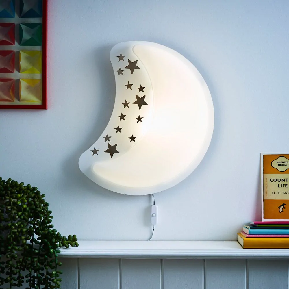 Glow Moon Wall Light, White - Image 2