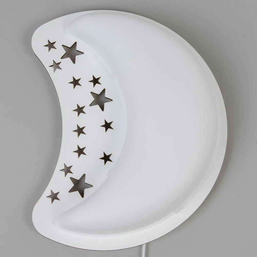 Glow Moon Wall Light, White - Image 4