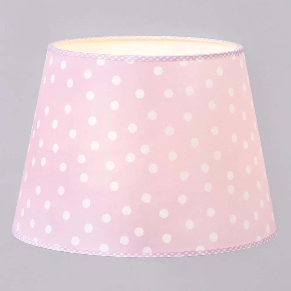 Glow White Polka Dot Easy Fit Light Shade, Pink - Image 3