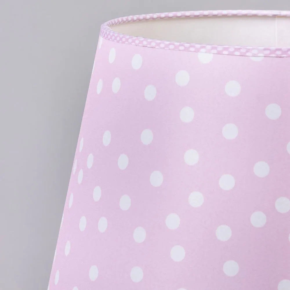 Glow White Polka Dot Easy Fit Light Shade, Pink - Image 5