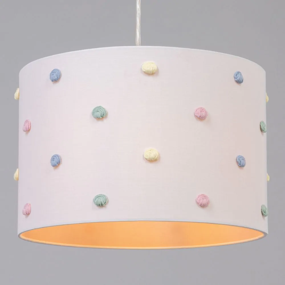 Glow Pom Pom Easy Fit Light Shade, White - Image 3