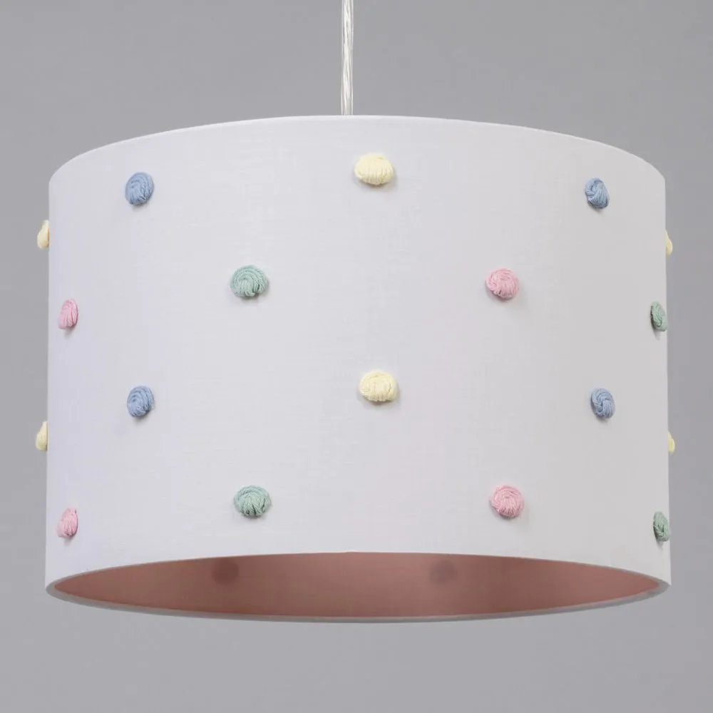 Glow Pom Pom Easy Fit Light Shade, White - Image 4