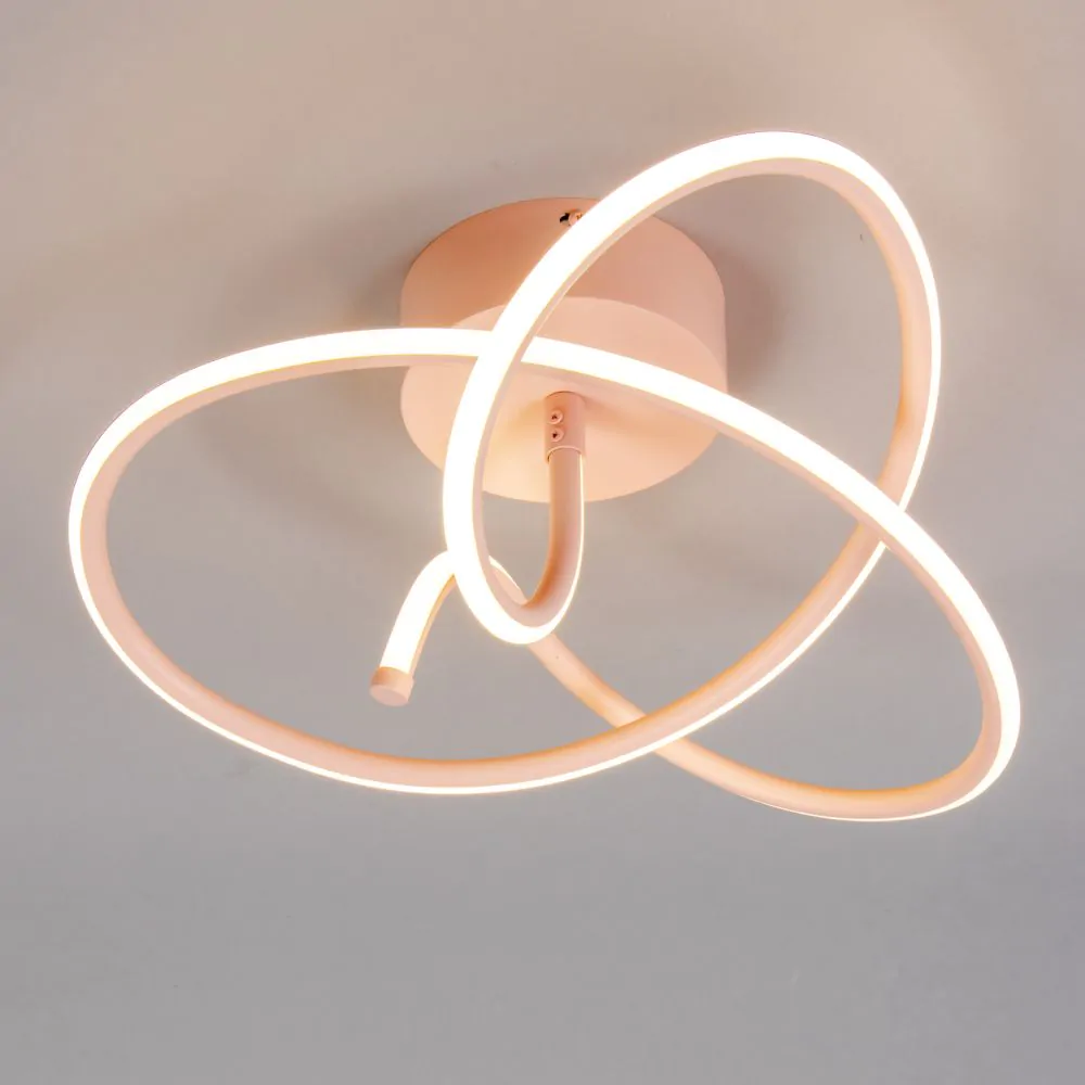 Glow Whirly Ceiling Light, Pink - Image 3