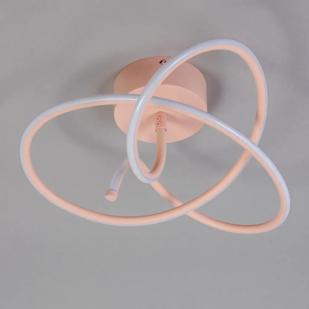 Glow Whirly Ceiling Light, Pink - Image 4