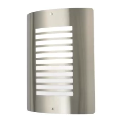Hale Outdoor Slat Wall Light, Stainless Steel