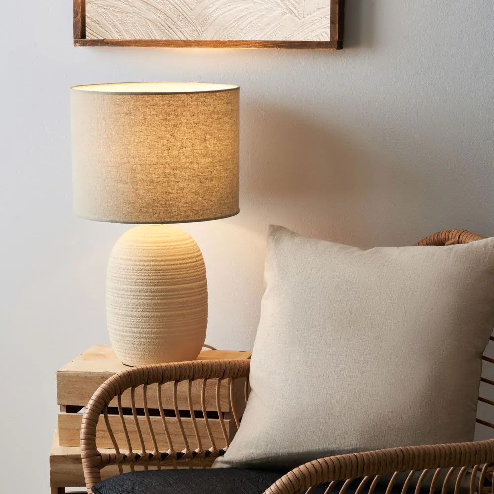 Heath Ceramic Beehive Table Lamp, Cream - Image 5