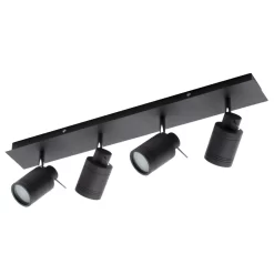 Hector Bathroom Ceiling Spotlight Bar, Matte Black