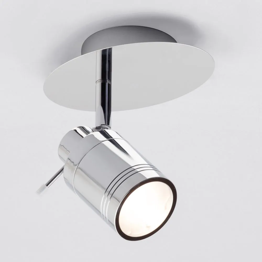 Hector Single Light Bathroom Spotlight, Chrome - Image 3