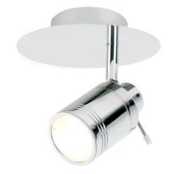 Hector Single Light Bathroom Spotlight, Chrome