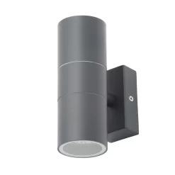 Jared Outdoor Up And Down Wall Light, Anthracite