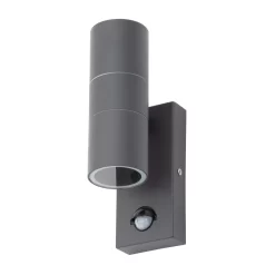 Jared Outdoor Wall Light With PIR Sensor, Anthracite