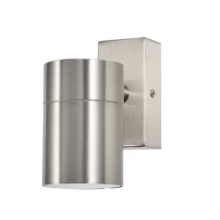 Jared Outdoor Up Or Down Wall Light, Stainless Steel