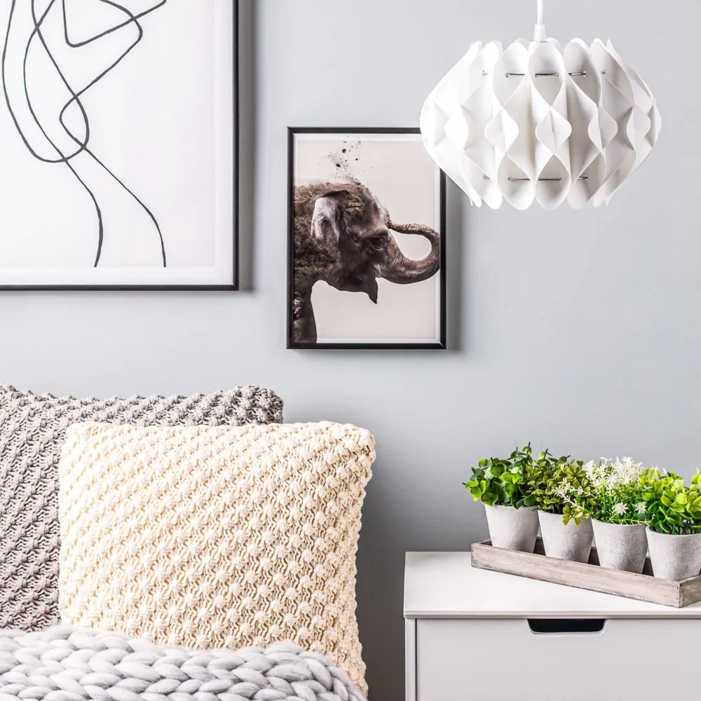 Landon Small Easyfit Shade, White - Image 2