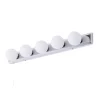 Lara Hollywood Style Bathroom Wall Light, Chrome
