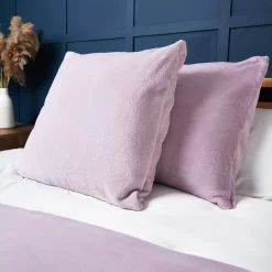 Large Microfleece Cushion, Heather