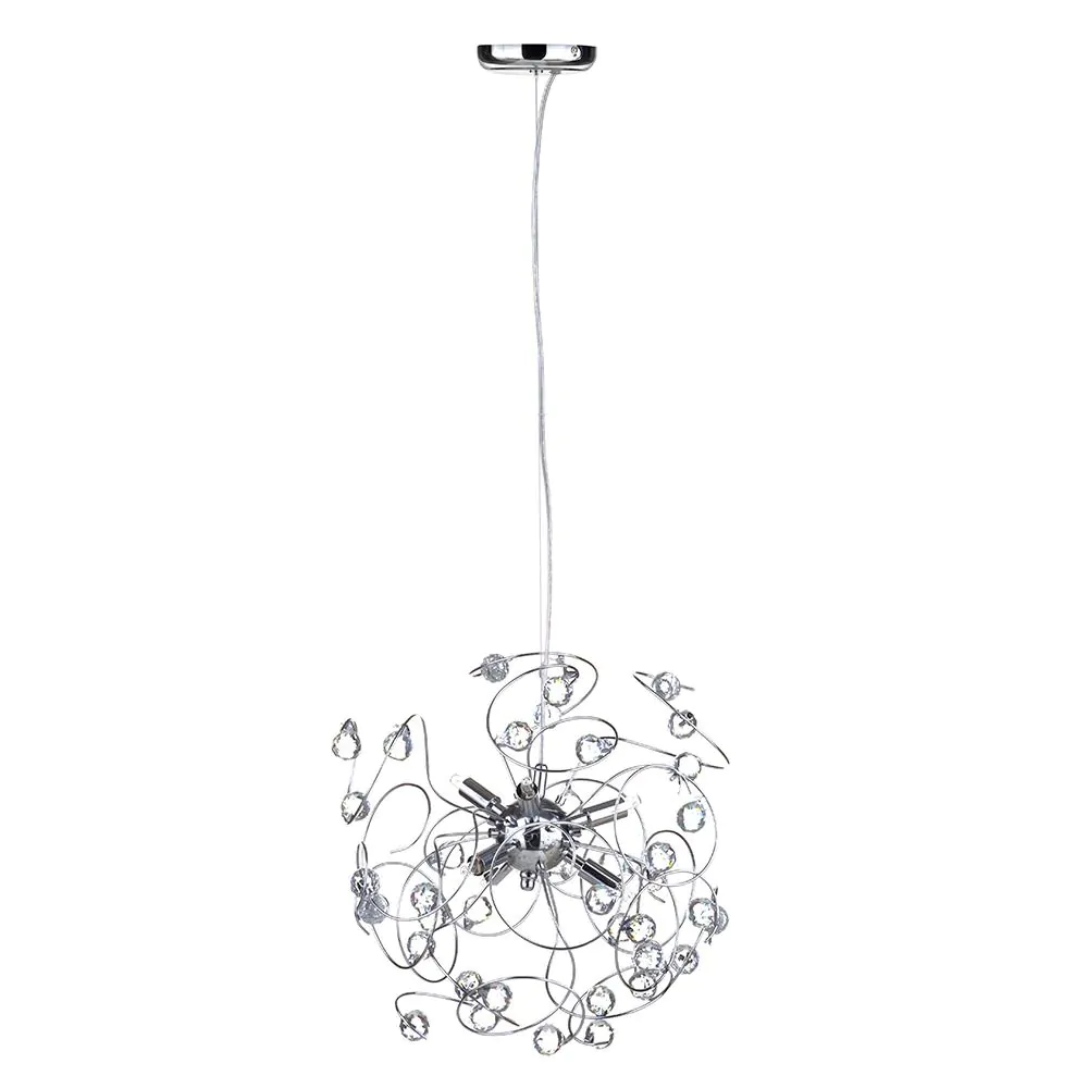 Lila Sputnik Ceiling Light, Chrome - Image 6