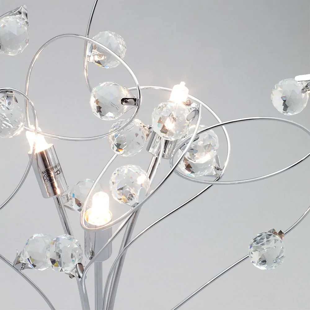 Lila Table Lamp, Chrome - Image 5