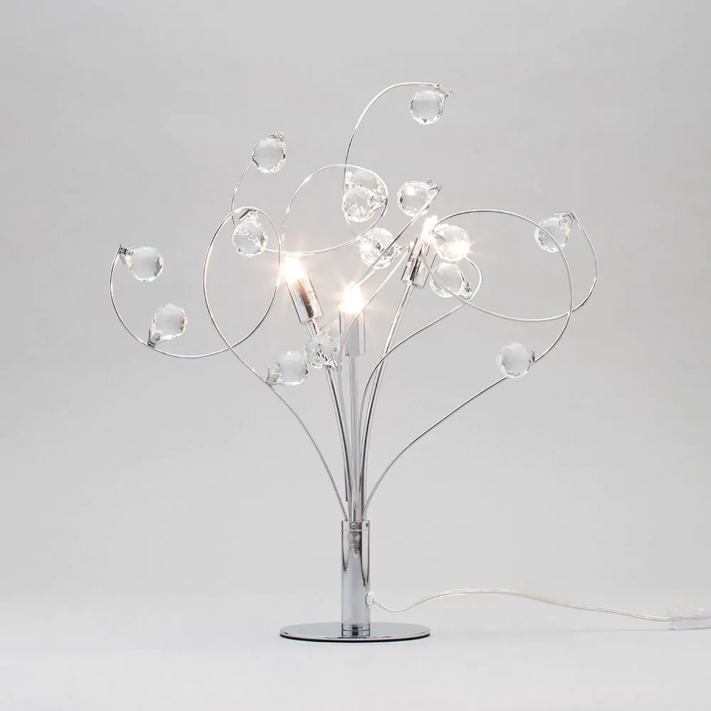 Lila Table Lamp, Chrome - Image 3