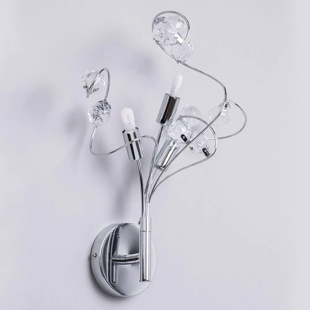 Lila Wall Light, Chrome - Image 4