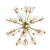 Lincoln Pendant Ceiling Light, Satin Brass