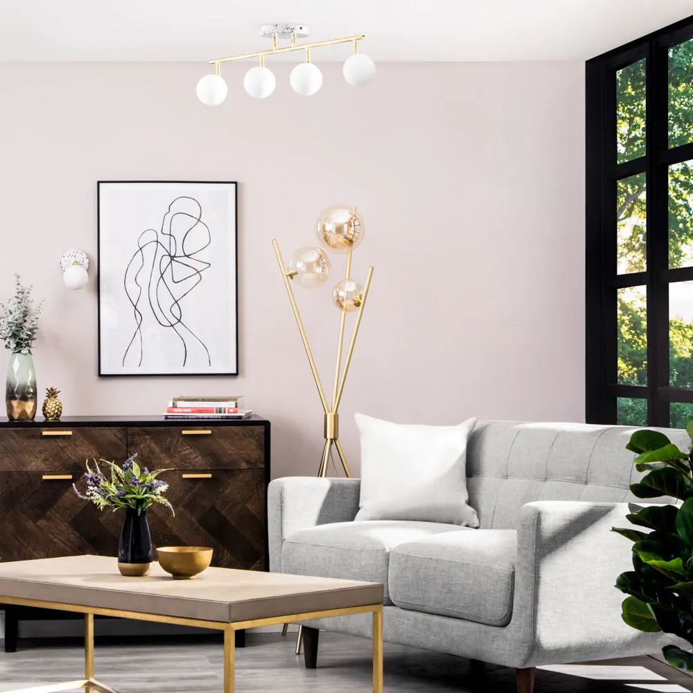 Lincoln Tripod Floor Lamp, Satin Brass - Image 6