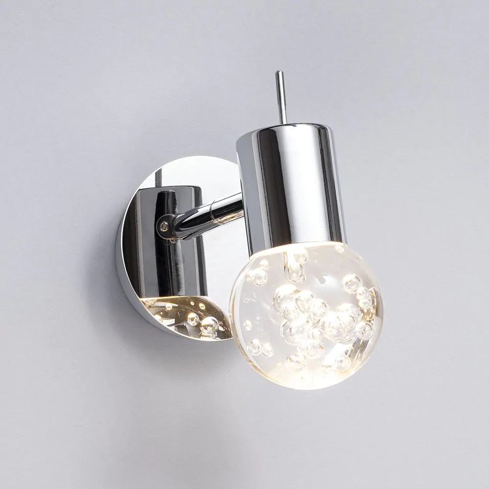 Martha LED Bathroom Spotlight, Chrome - Image 3