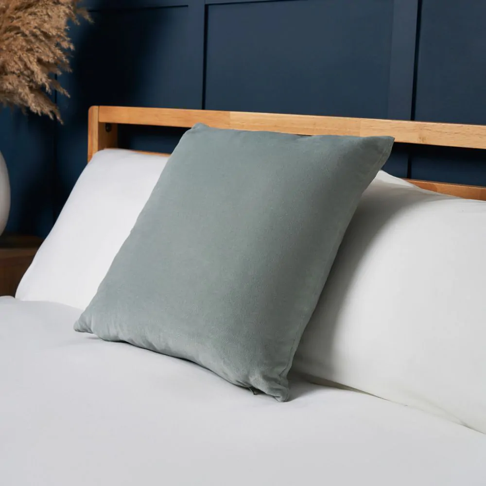 Matte Velvet Cushion, Sage