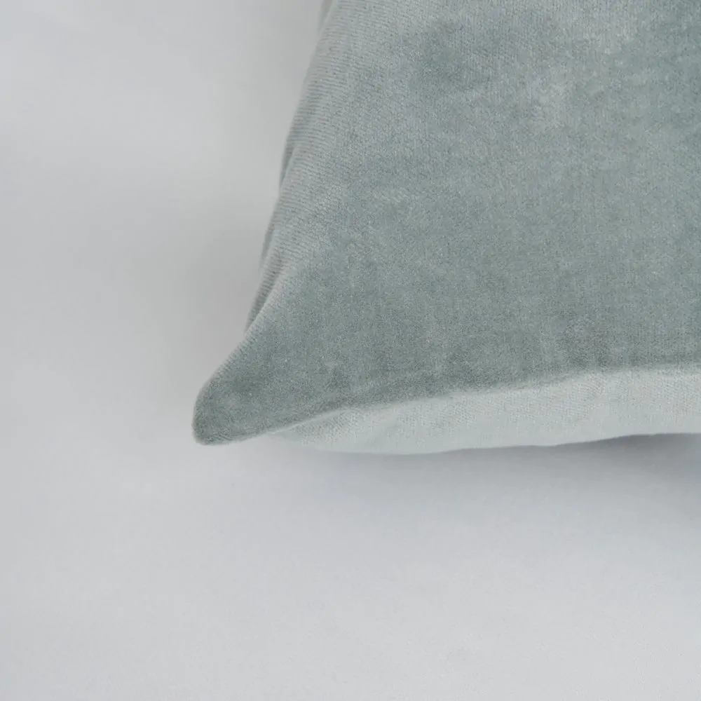 Matte Velvet Cushion, Sage - Image 3
