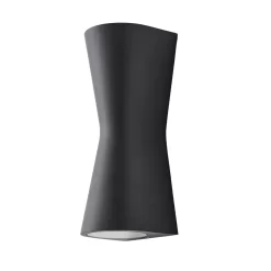 Melby Outdoor Egg Timer Style LED Up And Down Wall Light, Anthracite