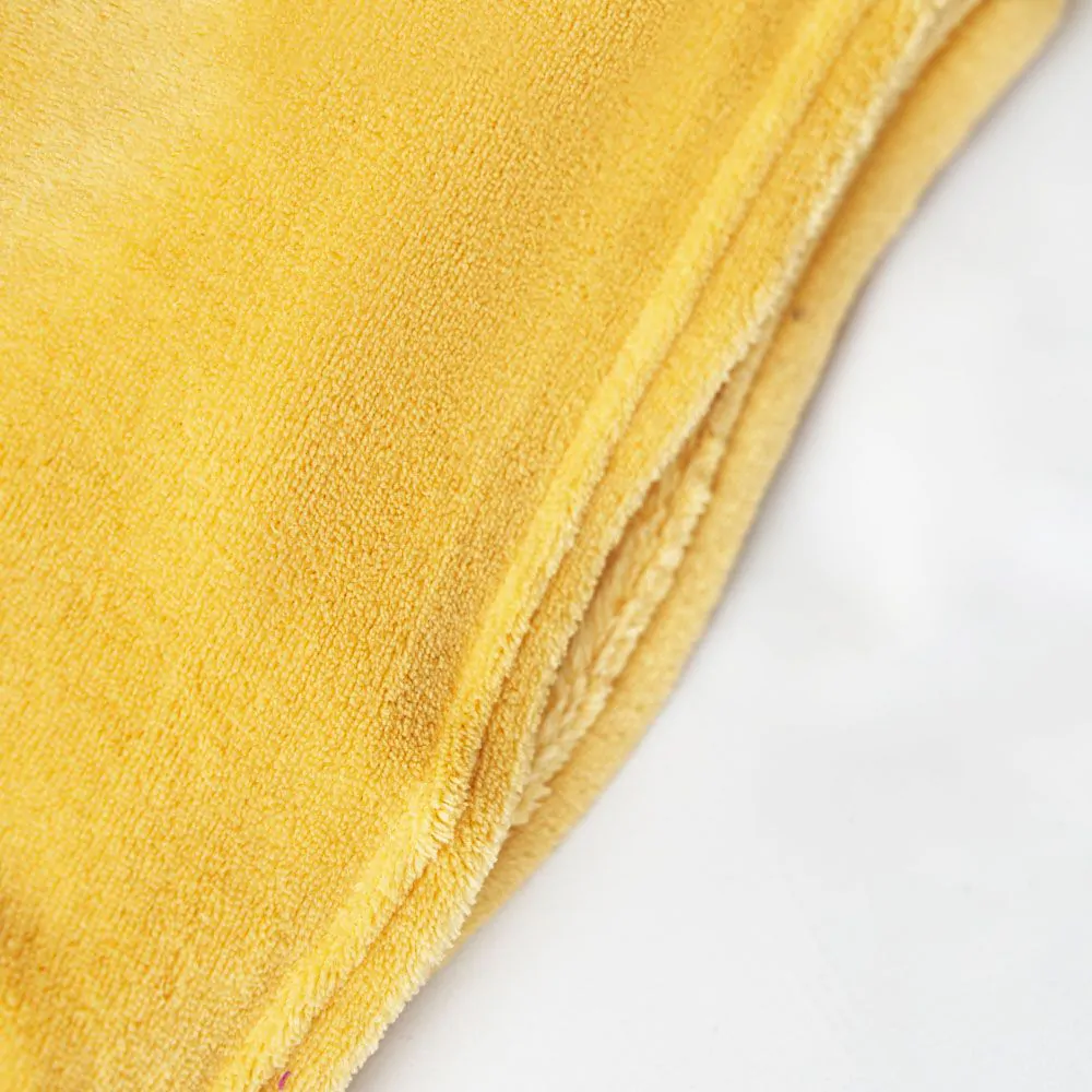 Microfleece Throw, Ochre - Image 4