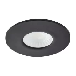 Nate Fixed Fire Rated LED IP65 Downlight, Satin Black
