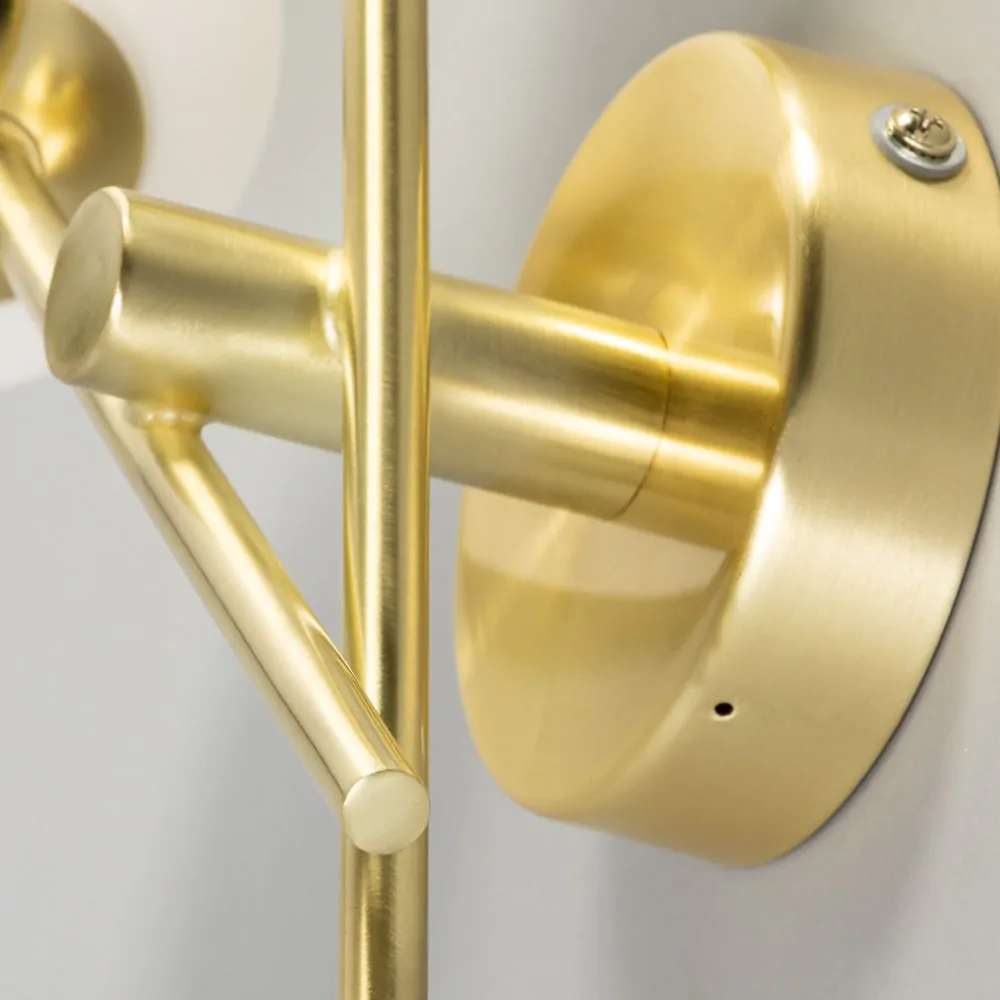 Nera Bathroom Wall Light, Satin Brass - Image 5