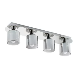 Noah Bathroom Flush Ceiling Bar, Chrome
