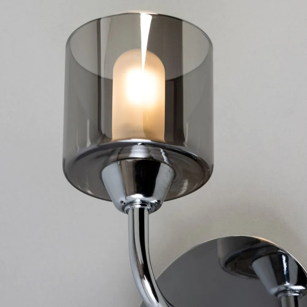 Noah Bathroom Wall Light, Chrome - Image 5