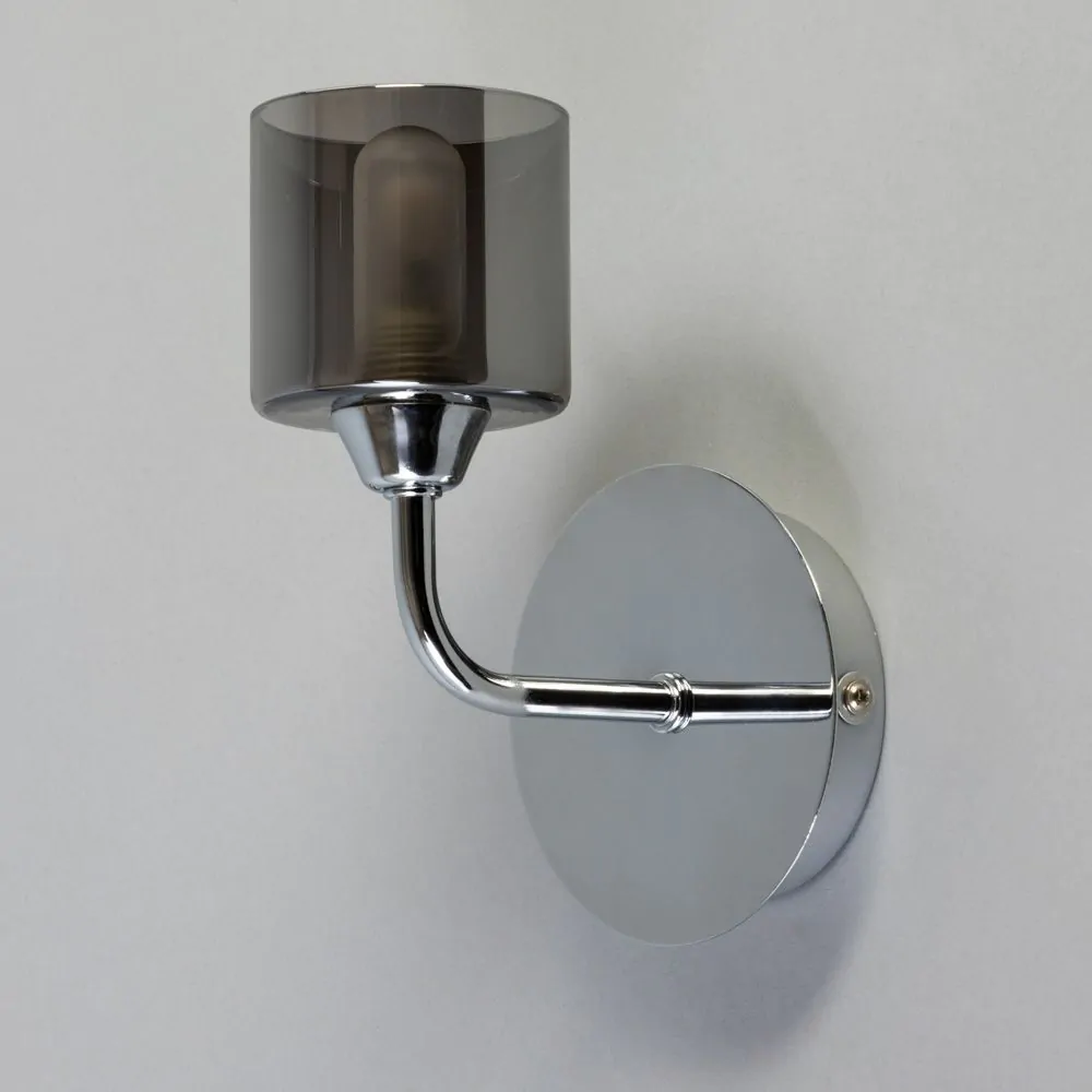 Noah Bathroom Wall Light, Chrome - Image 4