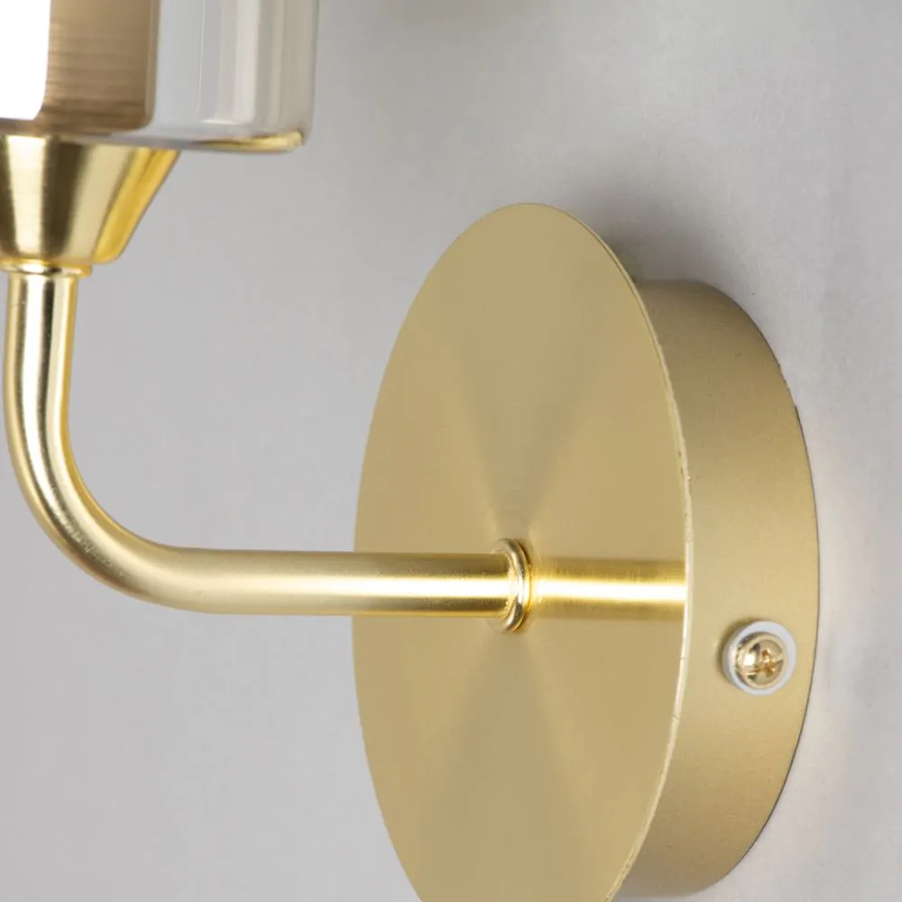 Noah Bathroom Wall Light, Satin Brass - Image 5