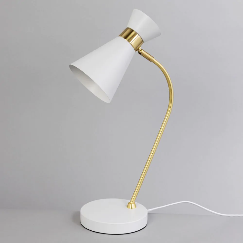 Olson Arc Task Table Lamp, White - Image 4