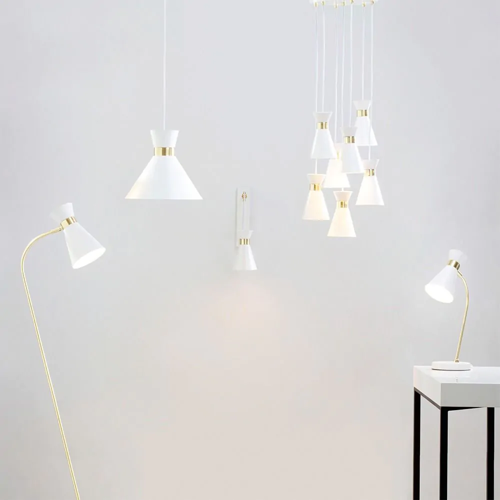 Olson Arc Task Table Lamp, White - Image 7