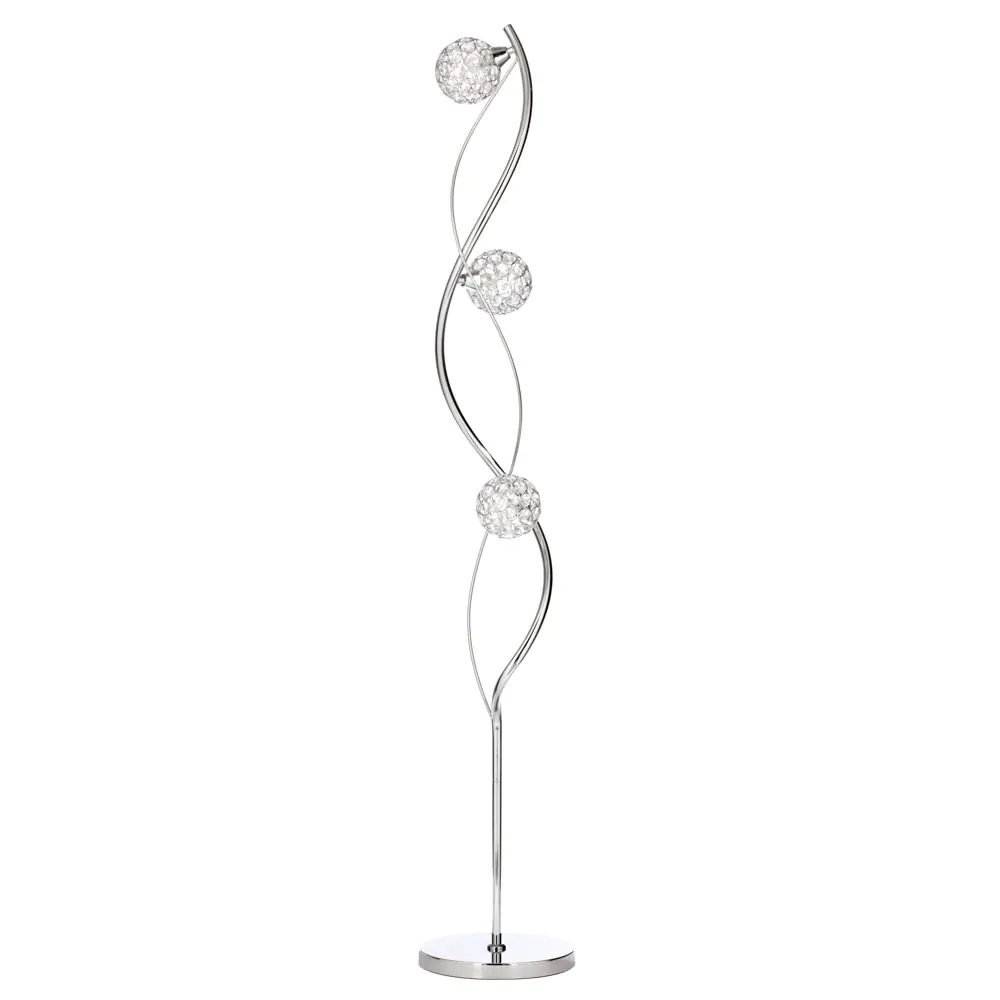Orianna Floor Lamp, Chrome - Image 3