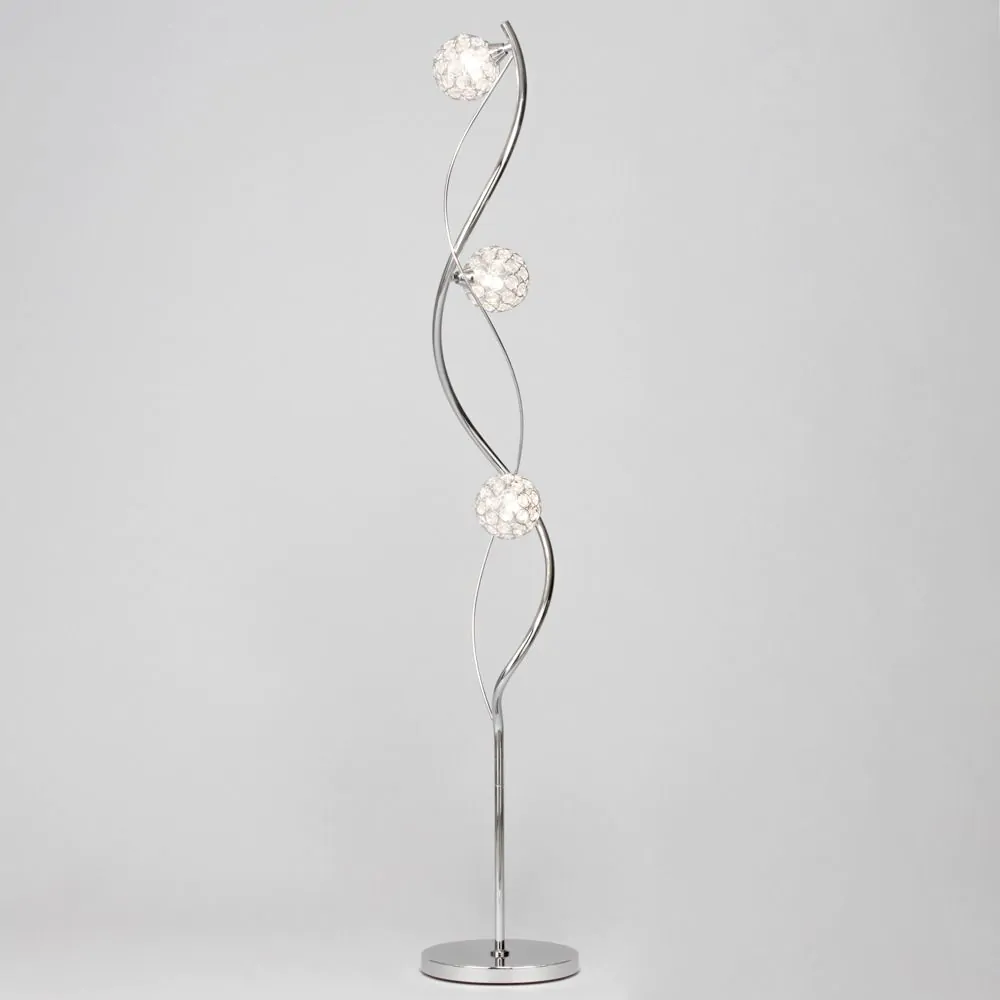 Orianna Floor Lamp, Chrome - Image 4