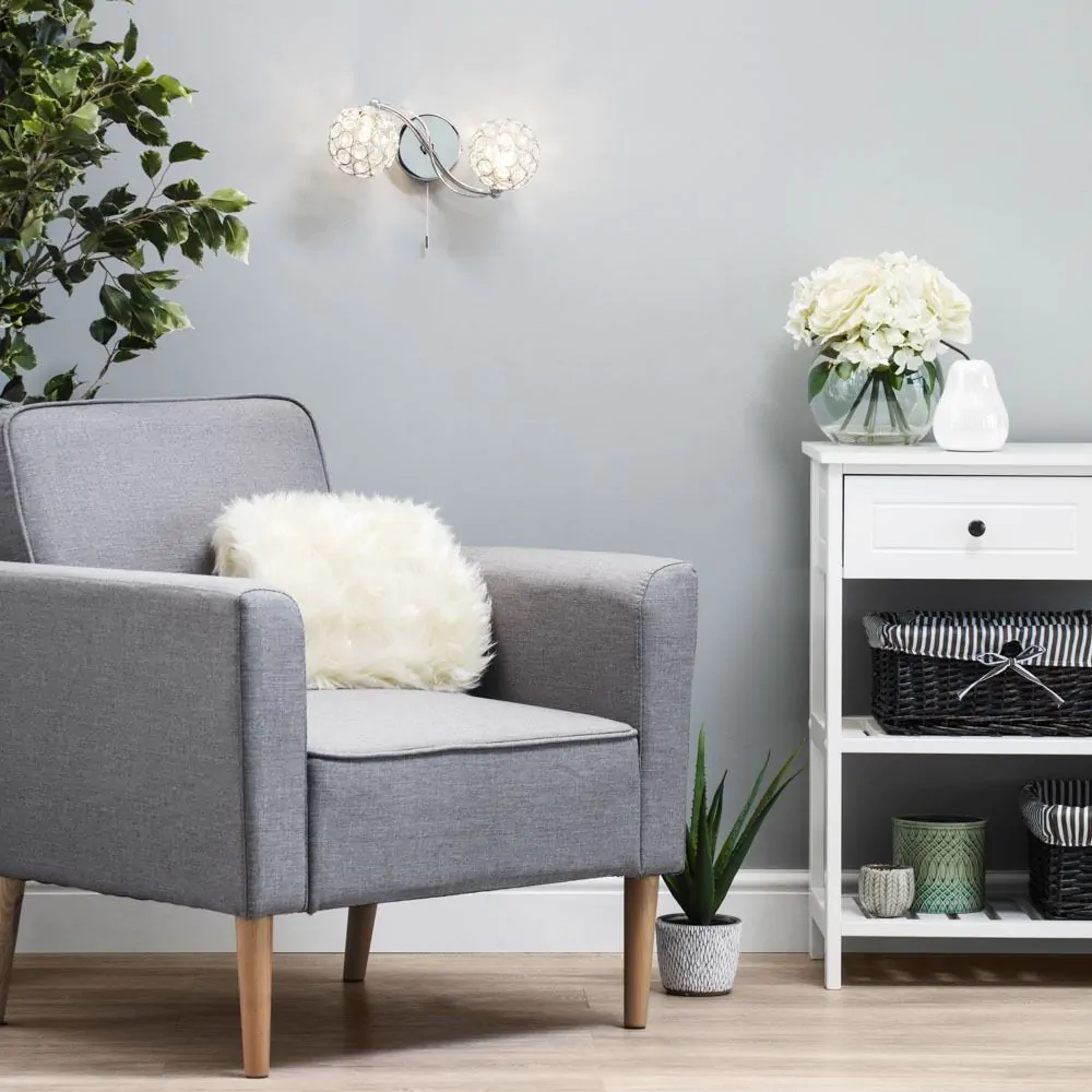 Orianna Wall Light, Chrome - Image 2