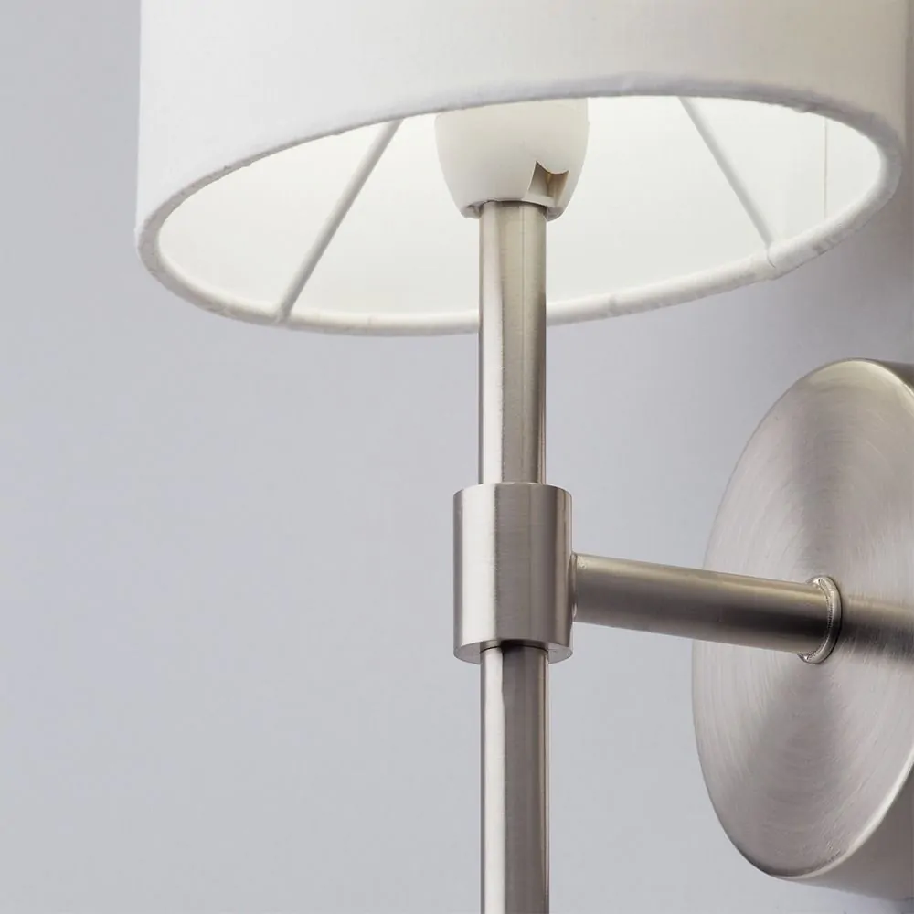 Oz Wall Light, Satin Chrome - Image 4