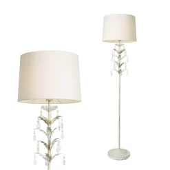 Paisley Floor Lamp, Cream