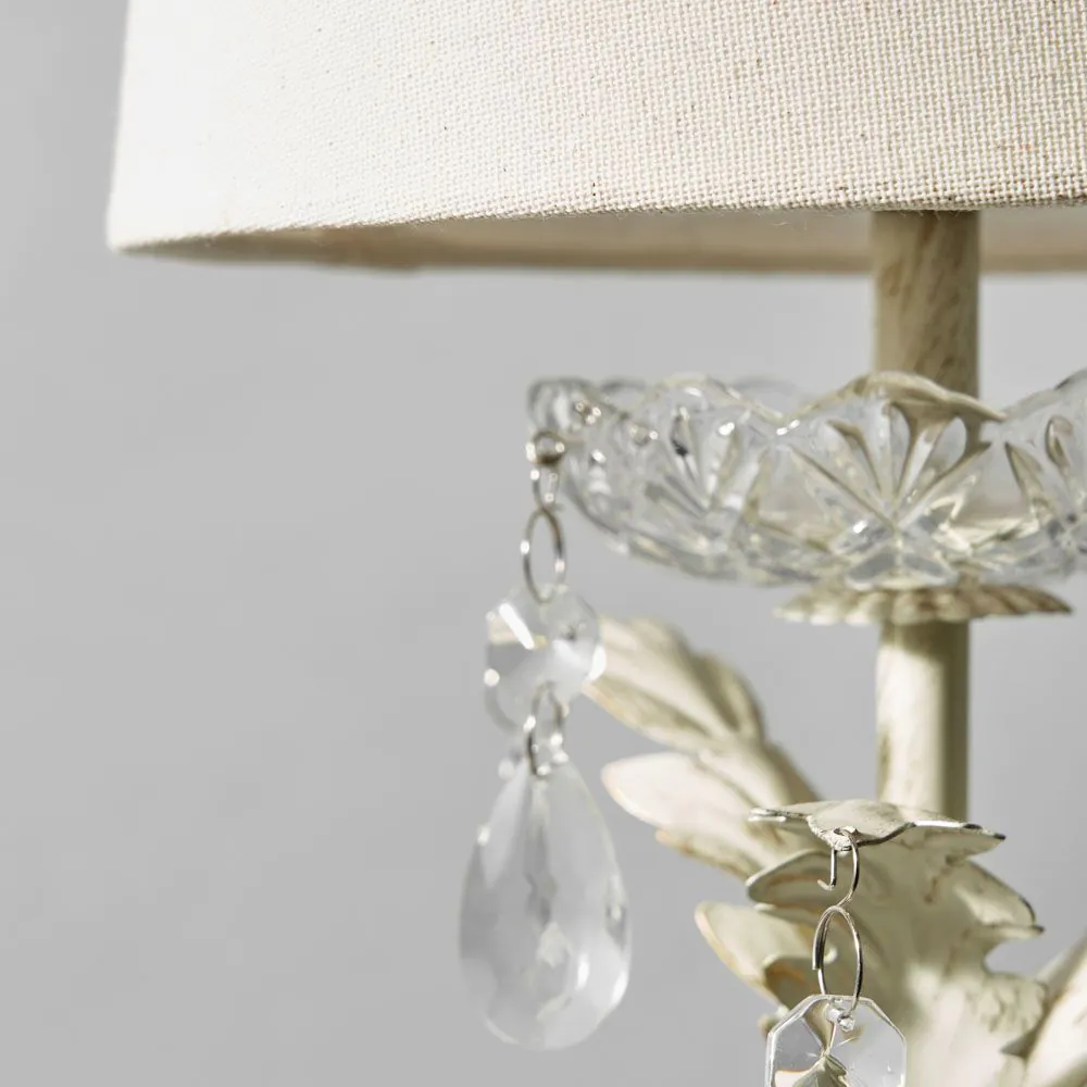 Paisley Table Lamp, Cream - Image 6