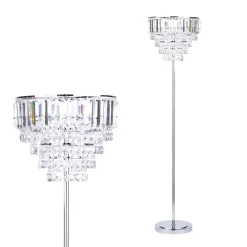 Paladina Floor Lamp, Chrome