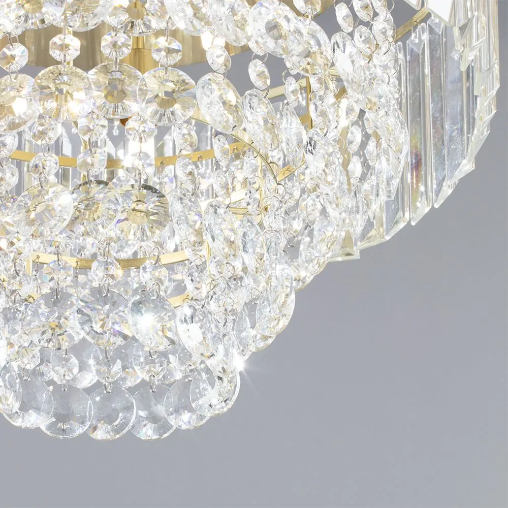 Paladina Flush Ceiling Light, Brass - Image 5